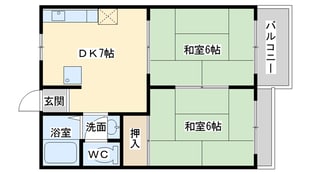 ファミール城東Ａ棟・Ｂ棟の物件間取画像